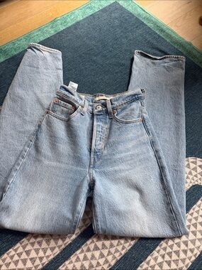 Levi's Light Blue Straight Leg Jeans